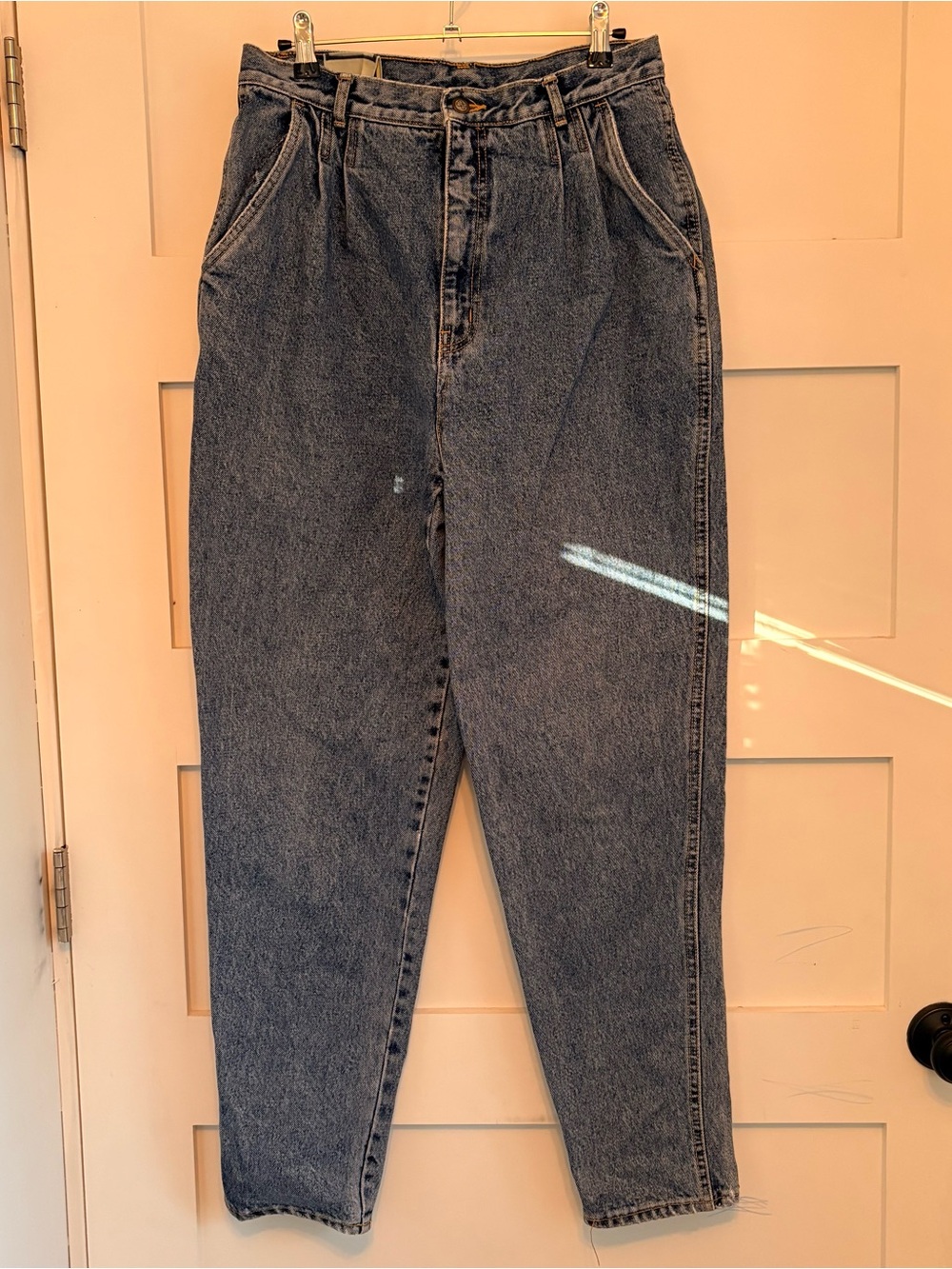 Bill Blass Y2K High-Waist Blue Denim Mom Jeans Size M